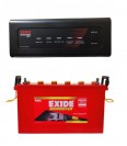 Exide Star 700VA Inverter And Exide Inva Master 100AH Tubular Battery